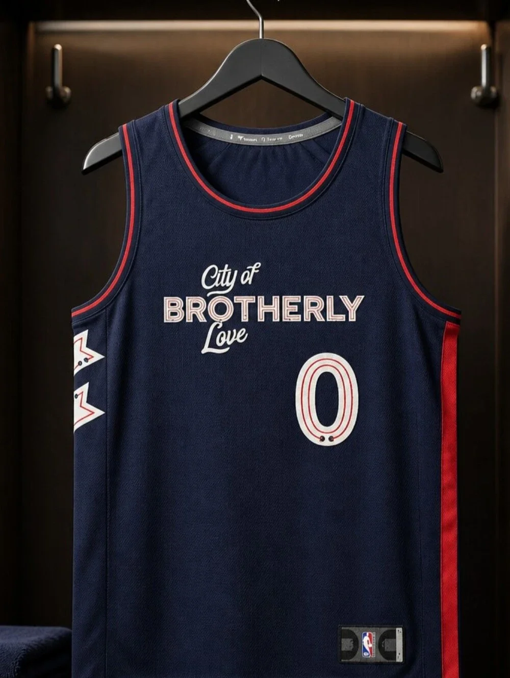 Tyrese Maxey City of Brotherly Love Jersey Mens Large Fanatics NBA Authentics - Picture 2 of 10